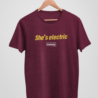 Nome do produto Camiseta Oasis - She's Electric
