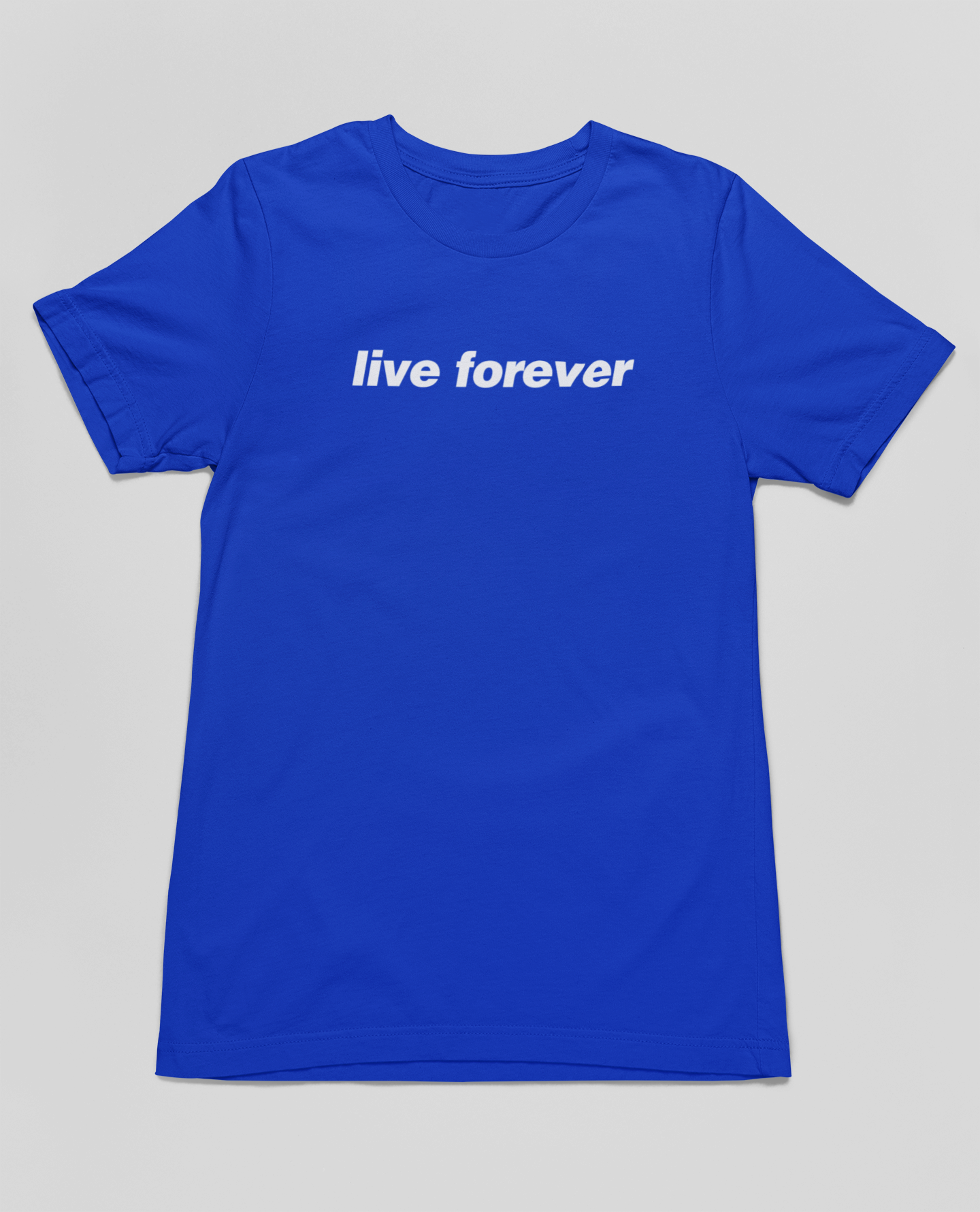 T-Shirt Quality Camiseta Frente e Trás Oasis - Live Forever