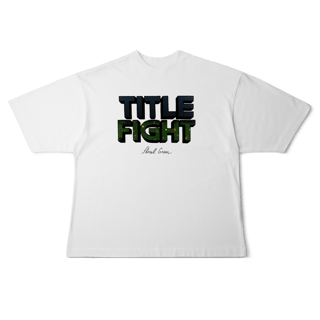 Nome do produto[Oversized] TITLE FIGHT / FLORAL GREEN