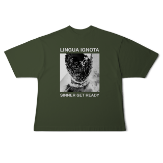 Nome do produto[Oversized] LINGUA IGNOTA / SINNER GET READY