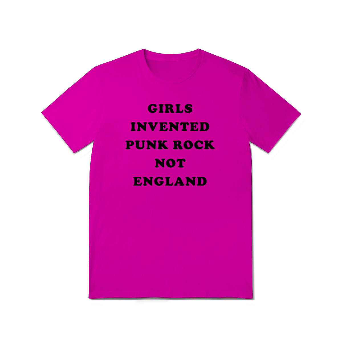 T-Shirt Quality GIRLS INVENTED PUNK ROCK em Moon Pix