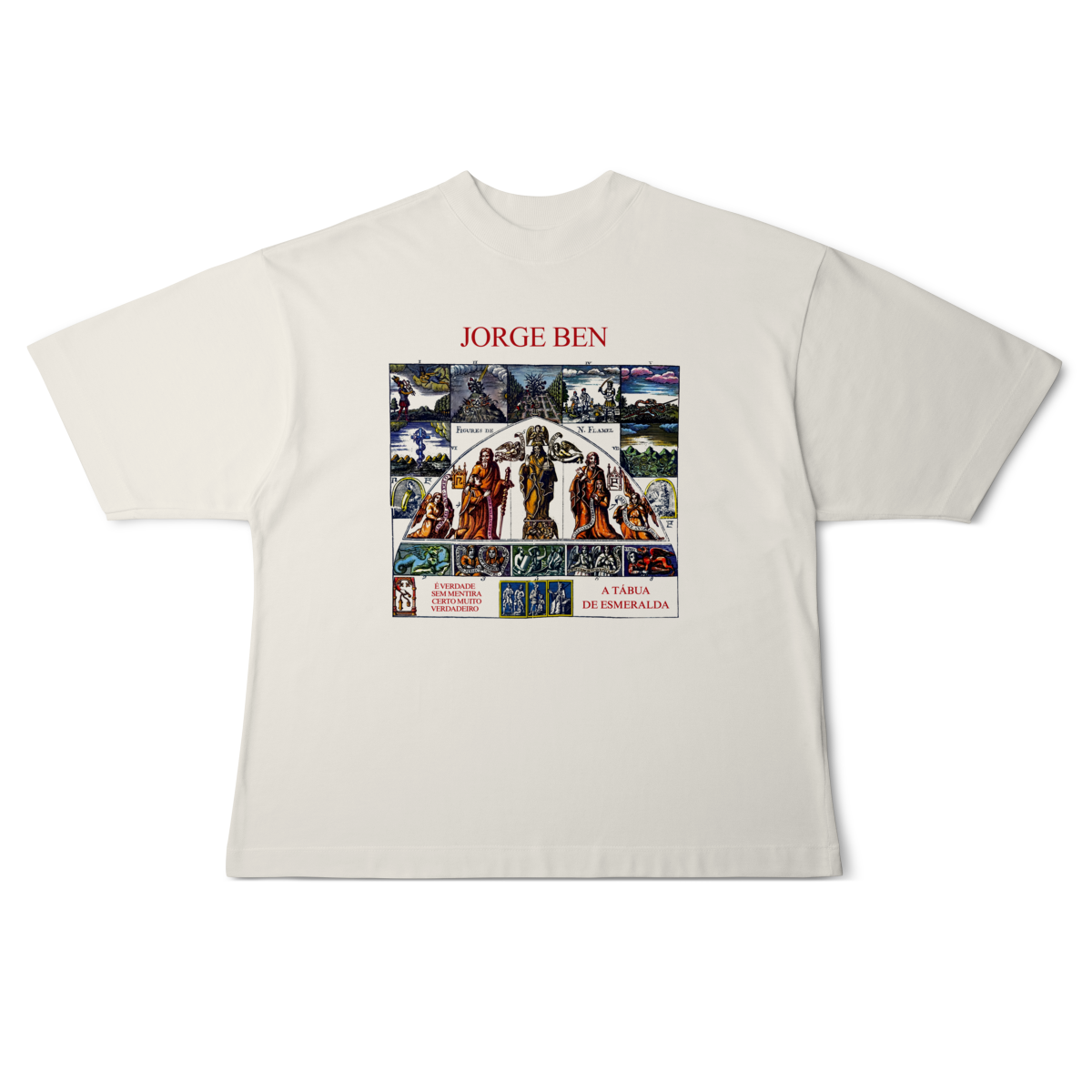 Camiseta Oversized [Oversized] JORGE BEN / A TÁBUA DE ESMERALDA R