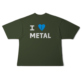 Nome do produto[Oversized] I LOVE METAL