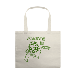 Nome do produto[Ecobag] READING IS SEXY