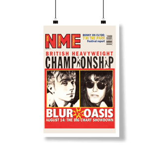 [Pôster] BLUR VS OASIS