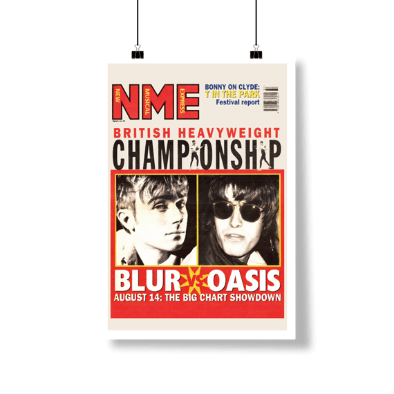 [Pôster] BLUR VS OASIS