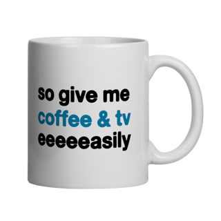 Nome do produto[Caneca] BLUR / COFFEE & TV