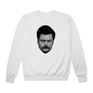 Nome do produto[Moletom Premium] RON SWANSON / PARKS AND RECREATION