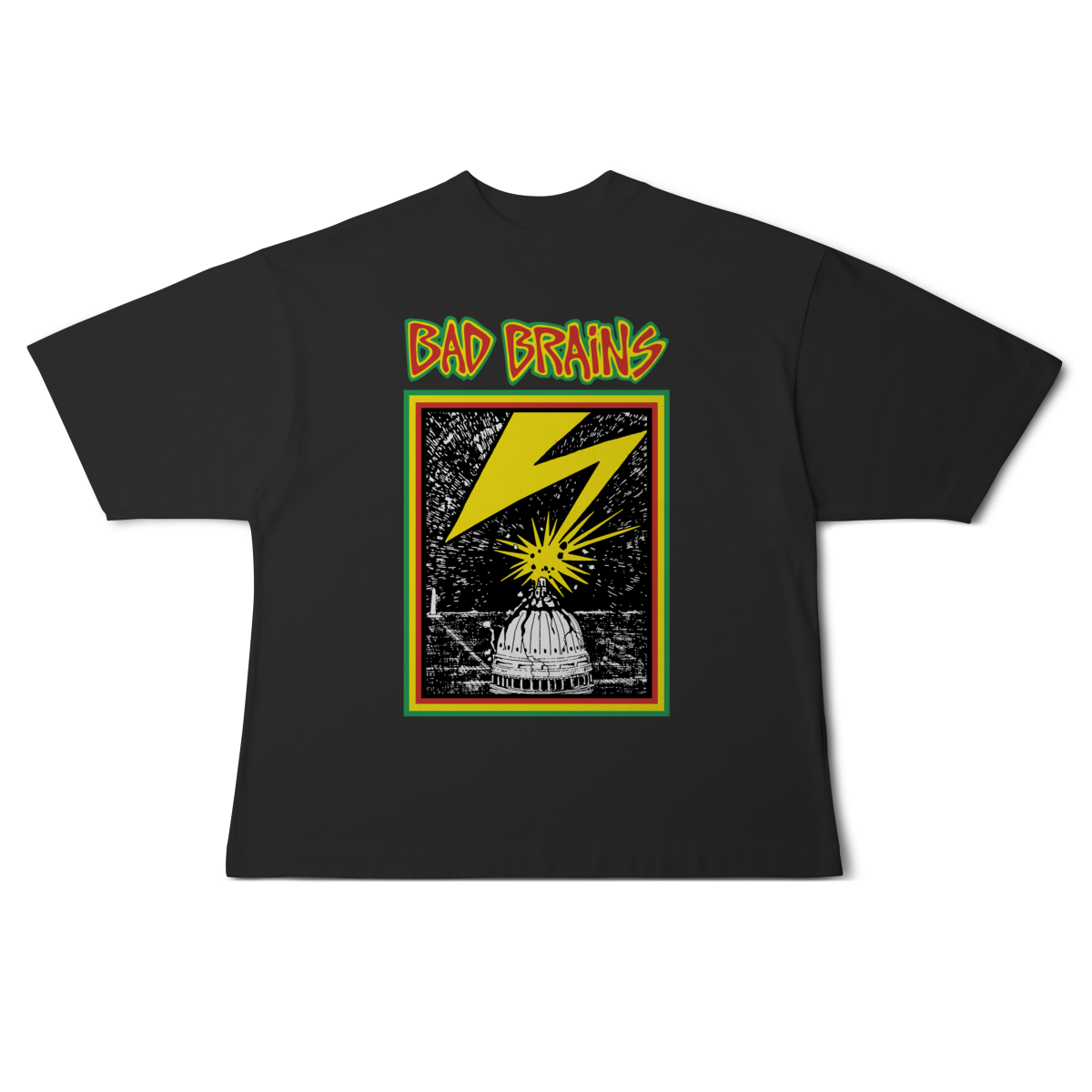 Camiseta Oversized [Oversized] BAD BRAINS R$169,90 em Moon Pix