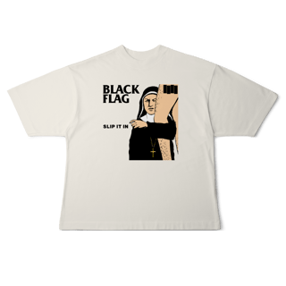 Nome do produto[Oversized] BLACK FLAG / SLIP IT IN