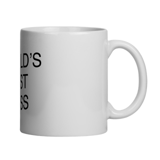 Nome do produto[Caneca] WORLD'S BEST BOSS