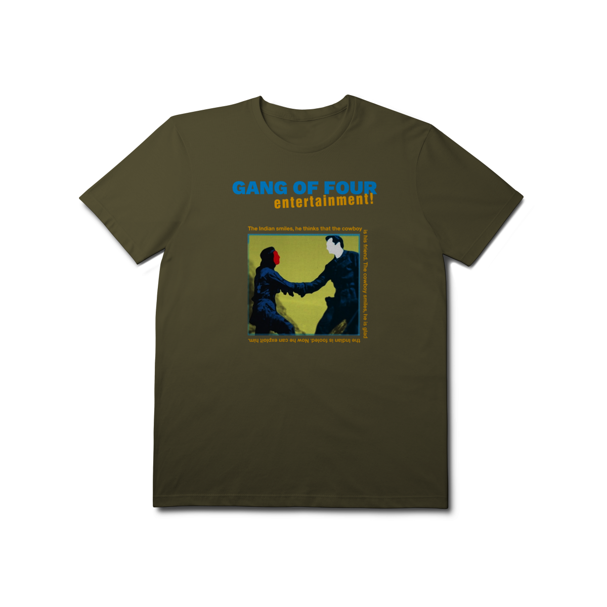 T-Shirt Prime [Premium] GANG OF FOUR / ENTERTAINMENT! em Moon Pix
