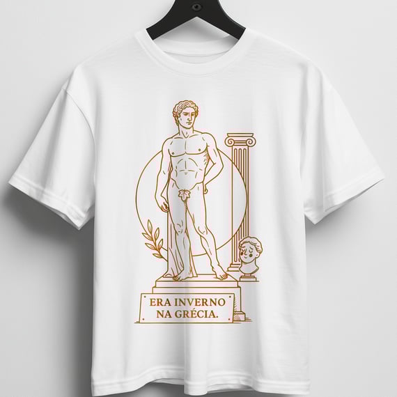Camiseta - Era Inverno na Grécia