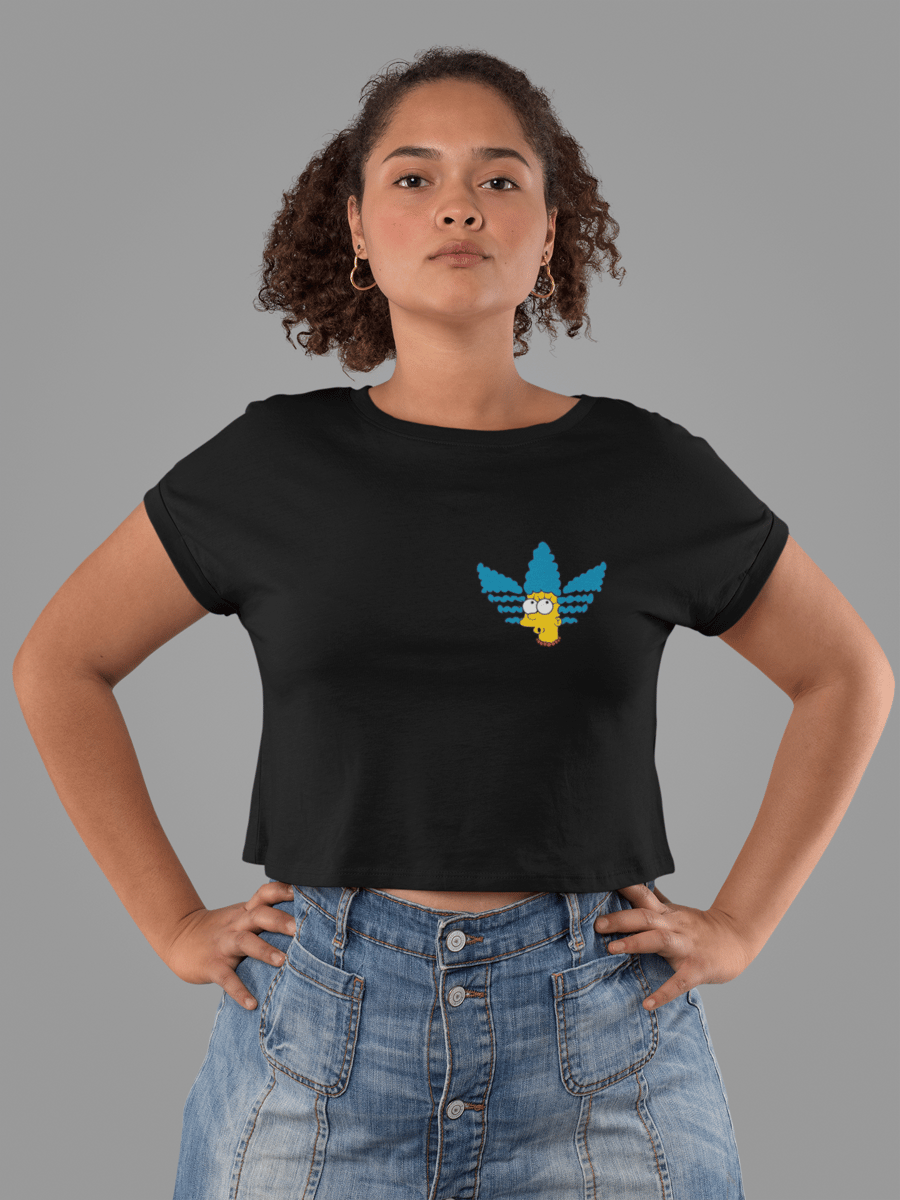 Nome do produto: Cropped Marge dos Simpson 