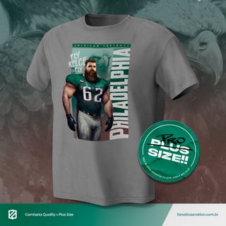 Nome do produto Philadelphia - Kelce Fly (Plus size)