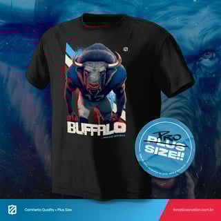 Nome do produto Buffalo - Lets's Go Bisão (Plus size)
