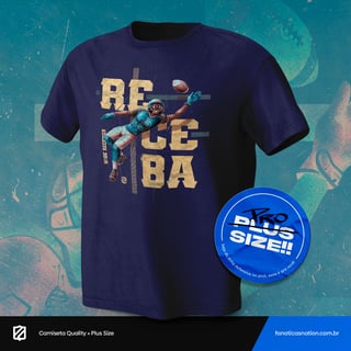 Nome do produto Receba Wide- Receiver (Plus size)