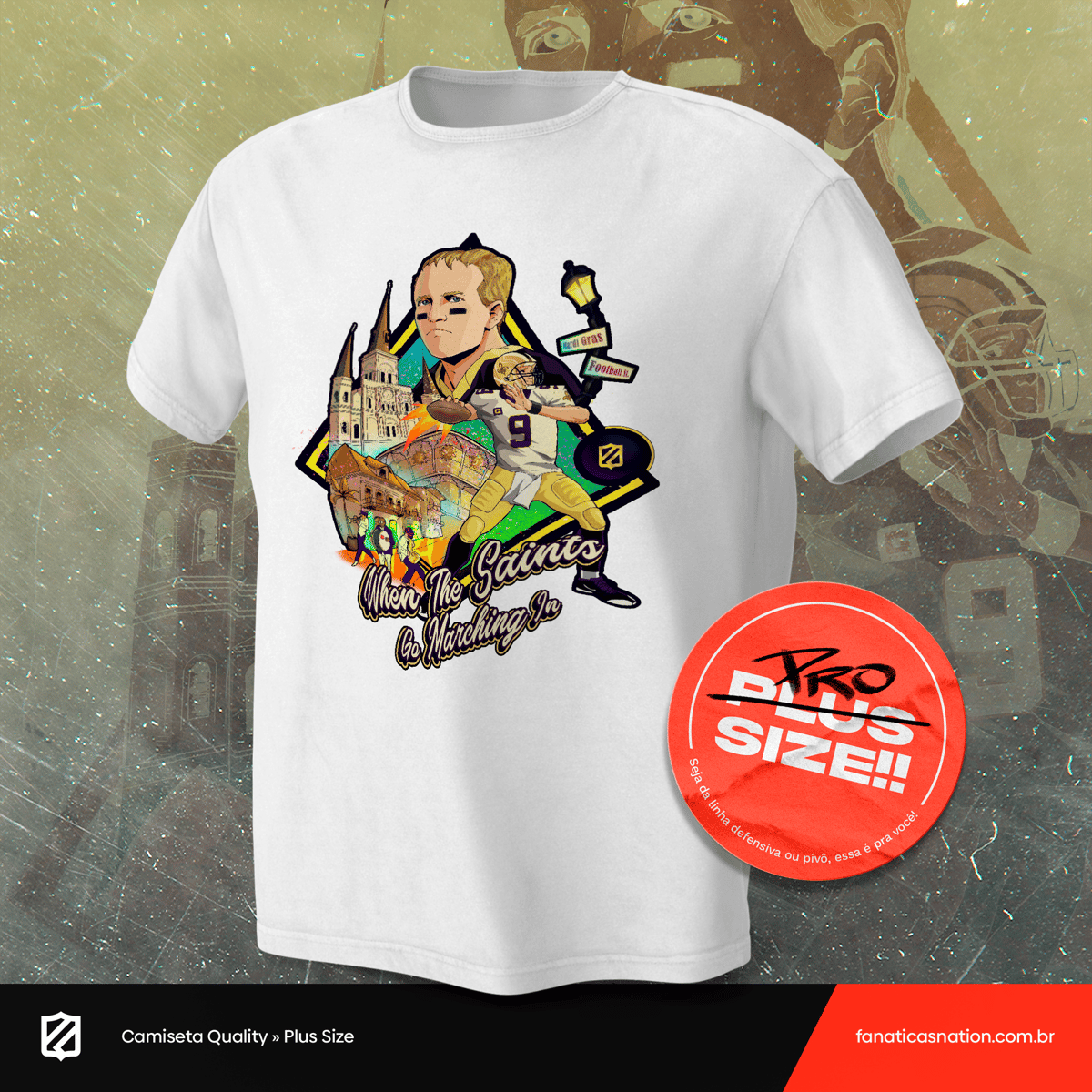 Nome do produto: New Orleans - Go Marching In (Plus size)
