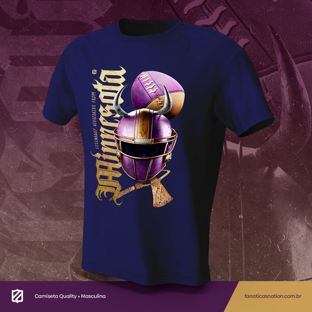 Nome do produto: Minnesota - Legendary Vikings