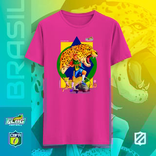 Nome do produto Brasil Onças - Play flag like a Girl