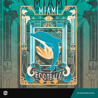 Nome do produto Miami - Art Déco 