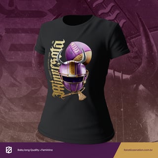 Nome do produto Minnesota - Legendary Vikings (baby long)