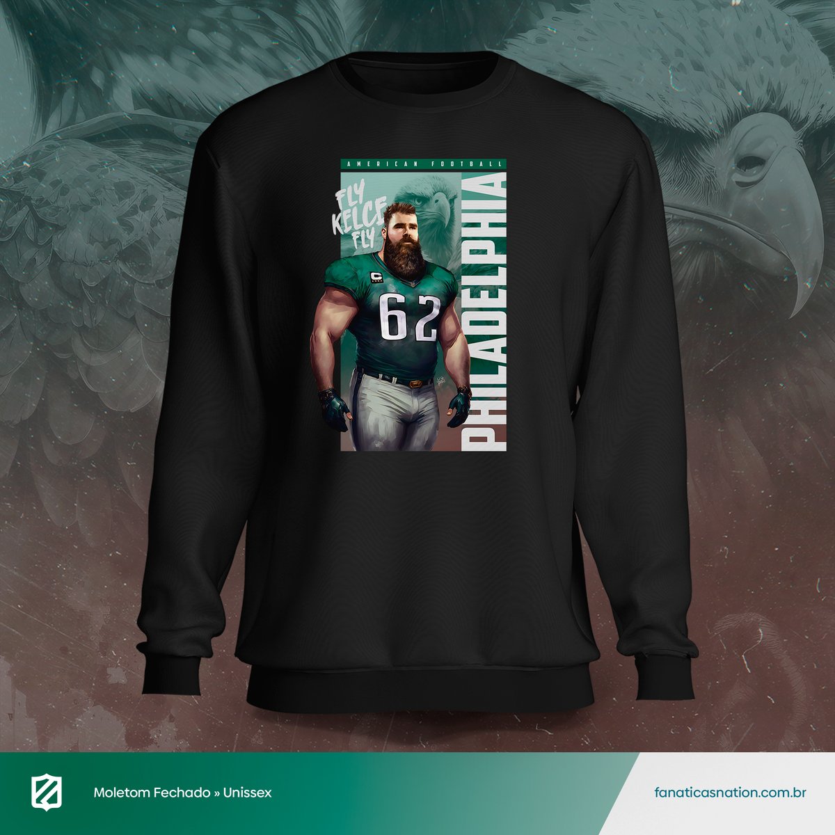 Nome do produto: Philadelphia - Kelce Fly (moletom)