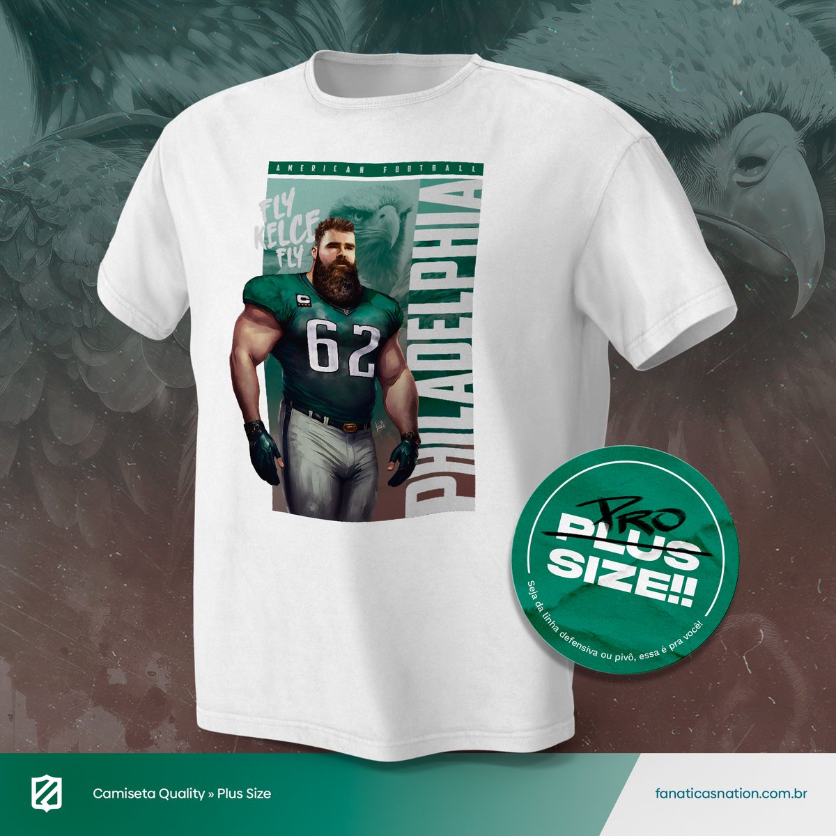 Nome do produto: Philadelphia - Kelce Fly (Plus size)
