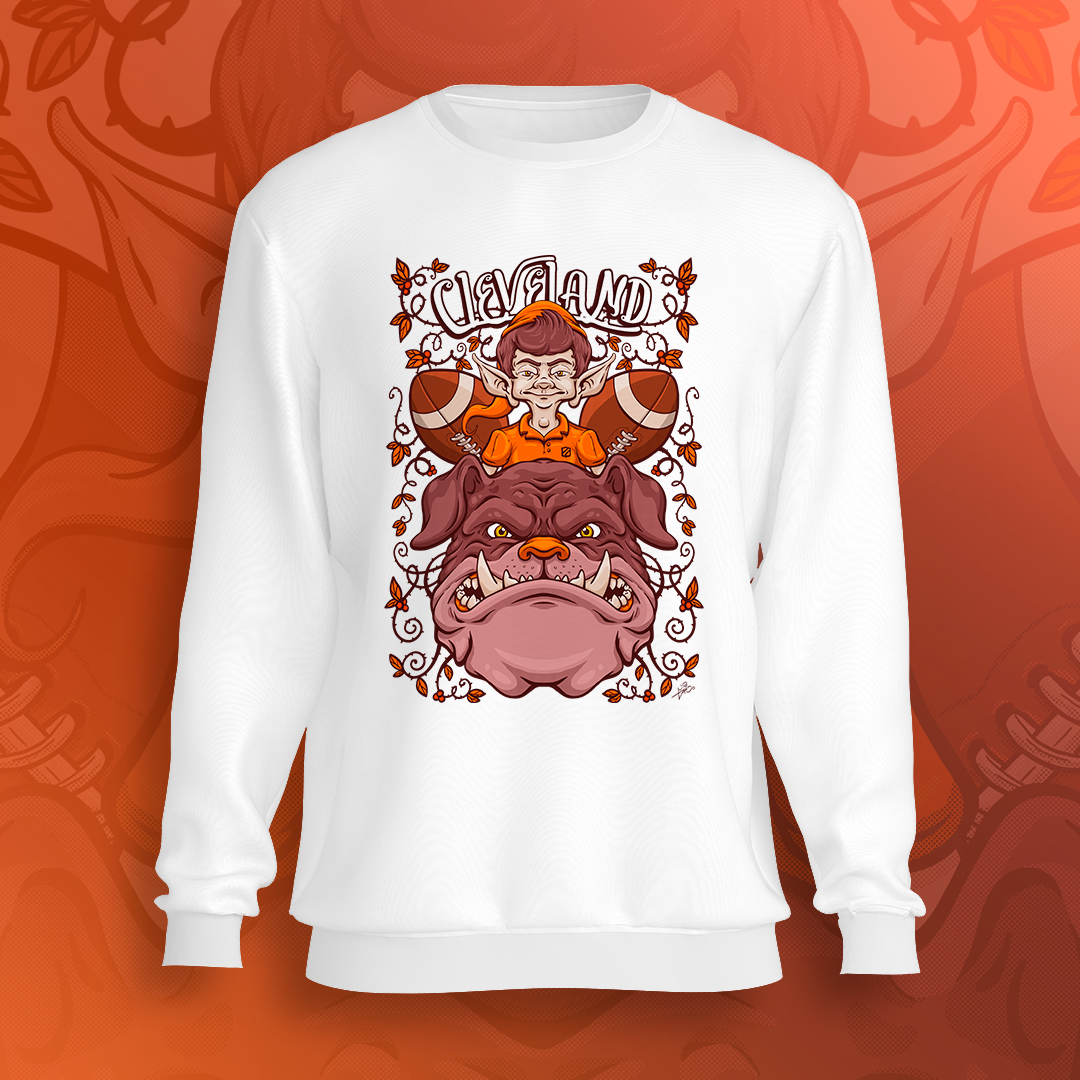 Nome do produto: Cleveland - Orraio football (moletom)