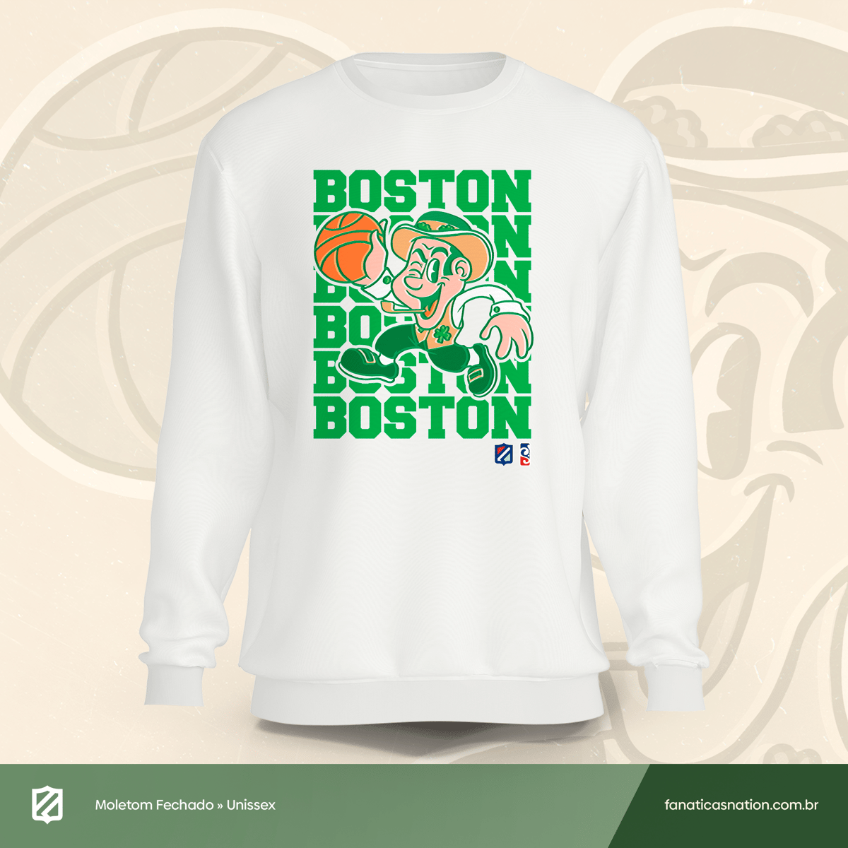 Nome do produto: Boston - Leprechaun (moletom)