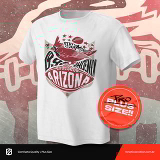 Nome do produto Arizona -Cardinalis phoeniceus (Plus size)