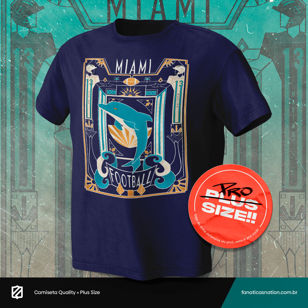 Nome do produto: Miami - Art Déco (Plus size)