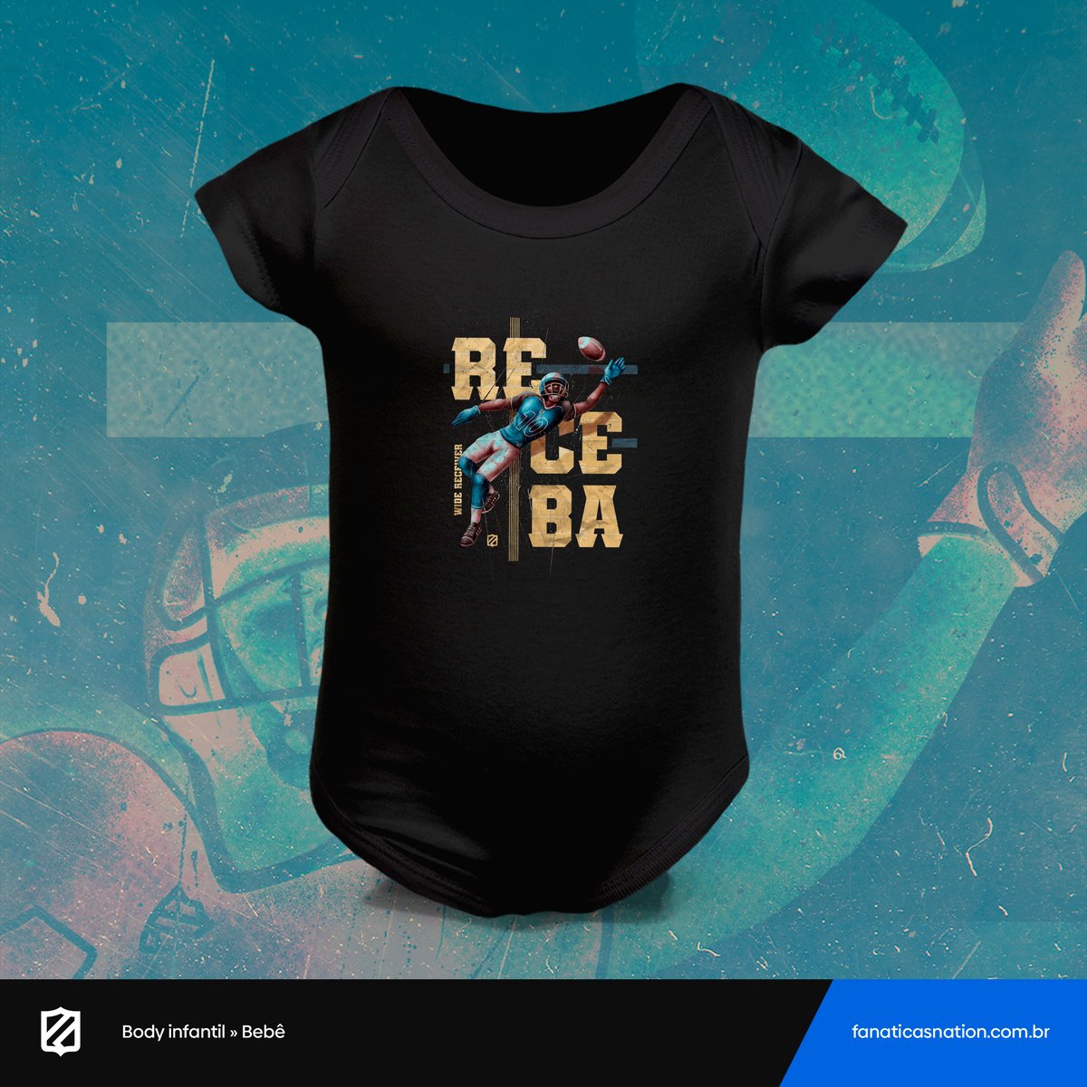 Nome do produto: Receba Wide-Receiver (body baby)