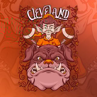 Nome do produto Cleveland - Orraio football