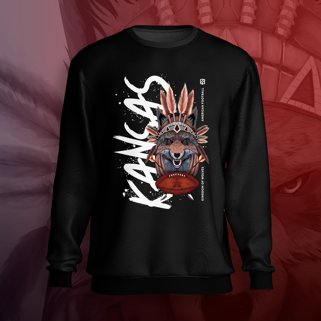 Nome do produto: Kansas City - Kingdom of Wolves (moletom)
