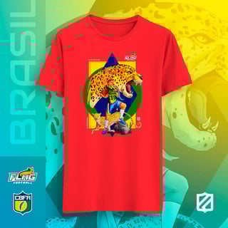 Nome do produto Brasil Onças - Play flag like a Girl