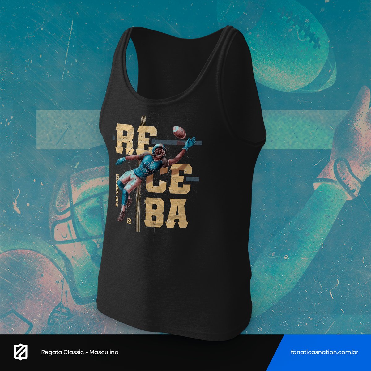 Nome do produto: Receba Wide-Receiver (regata)