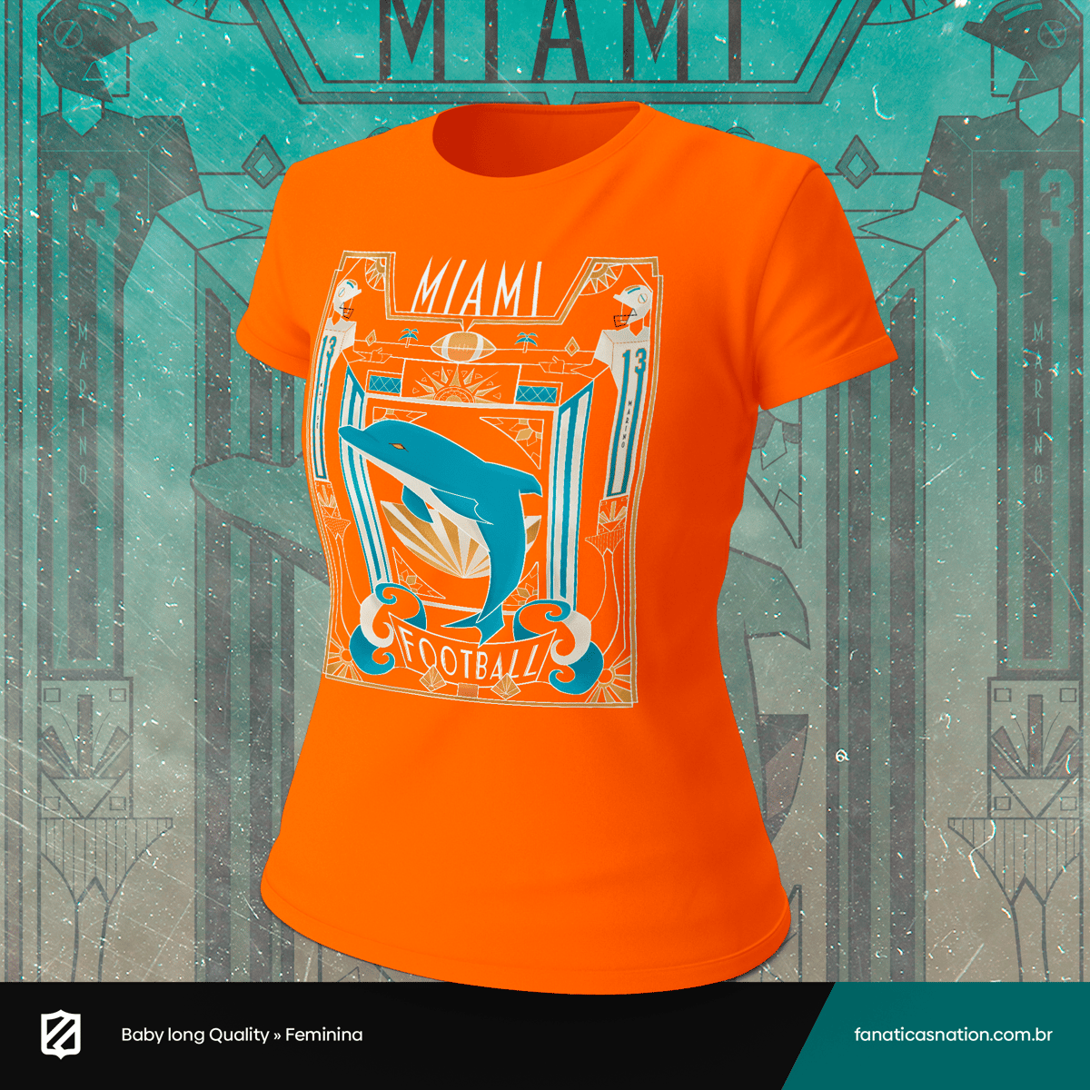 Nome do produto: Miami - Art Déco (baby long)