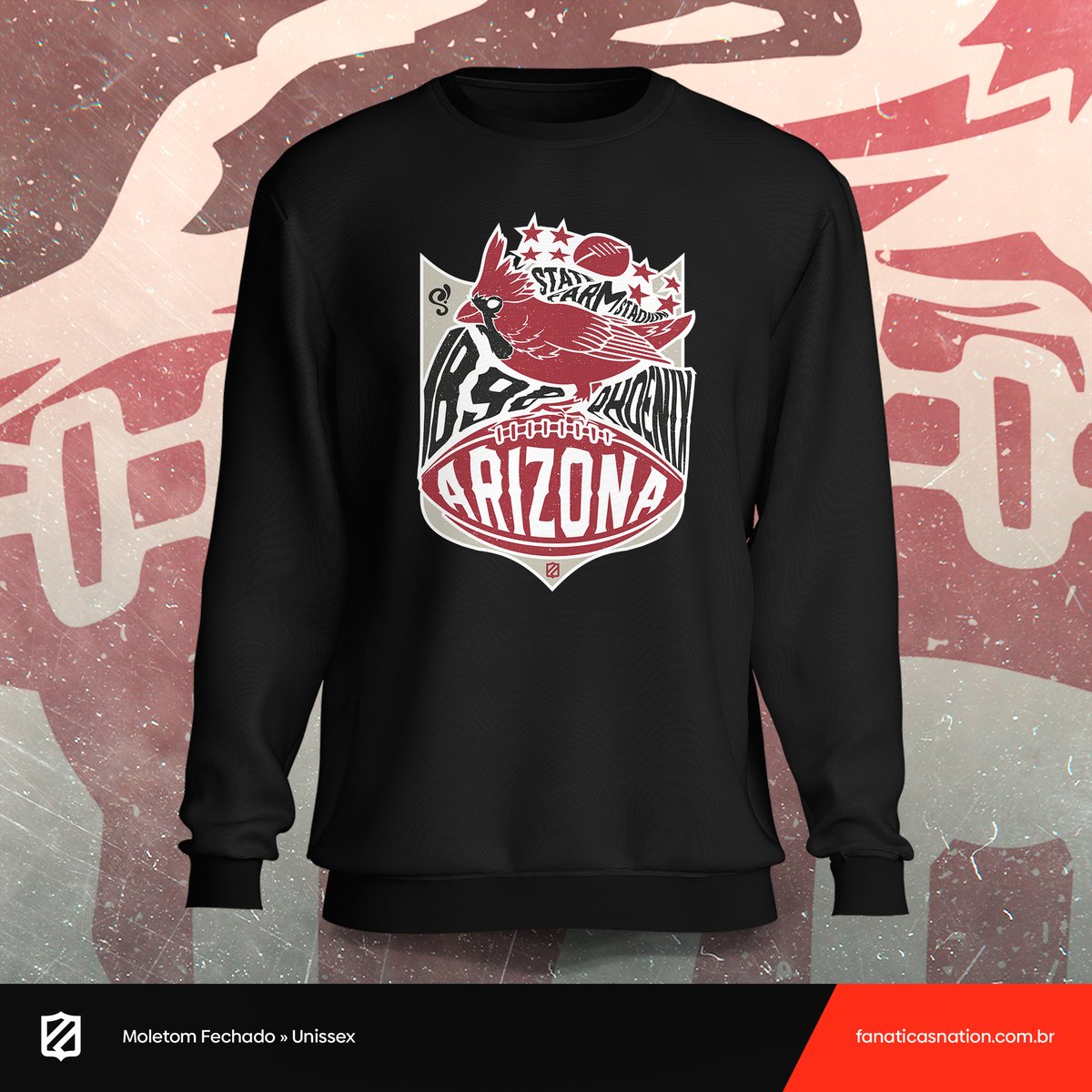 Nome do produto: Arizona - Cardinalis phoeniceus (moletom)