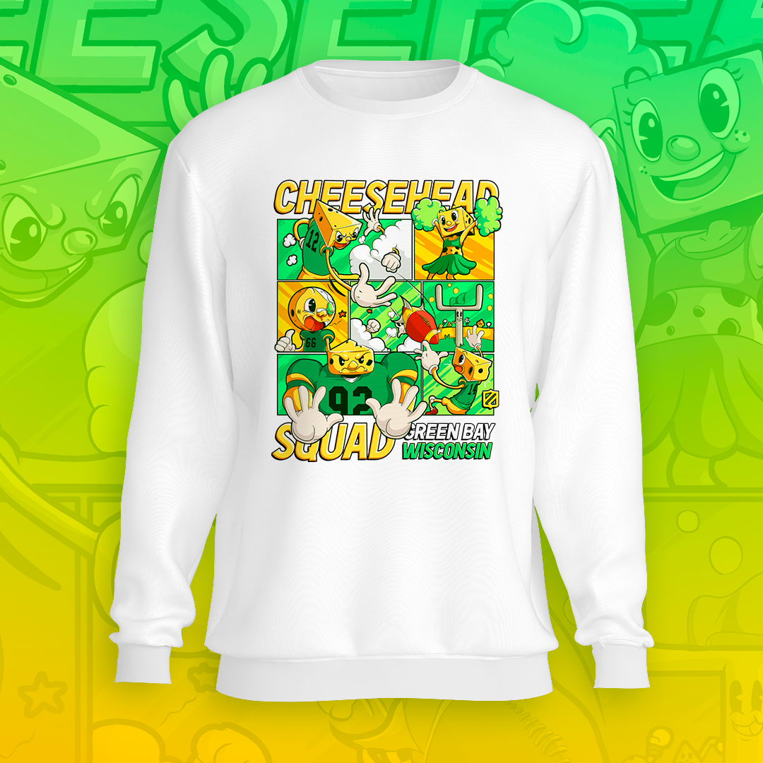 Nome do produto: Green Bay - Cheese Squad (moletom)