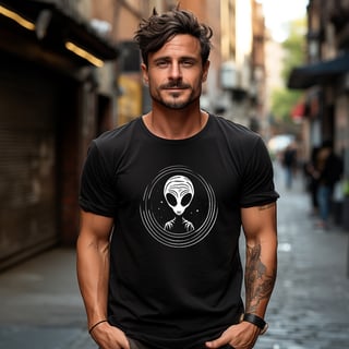 T-Shirt Camiseta Masculina Alien Quality - alien emissário