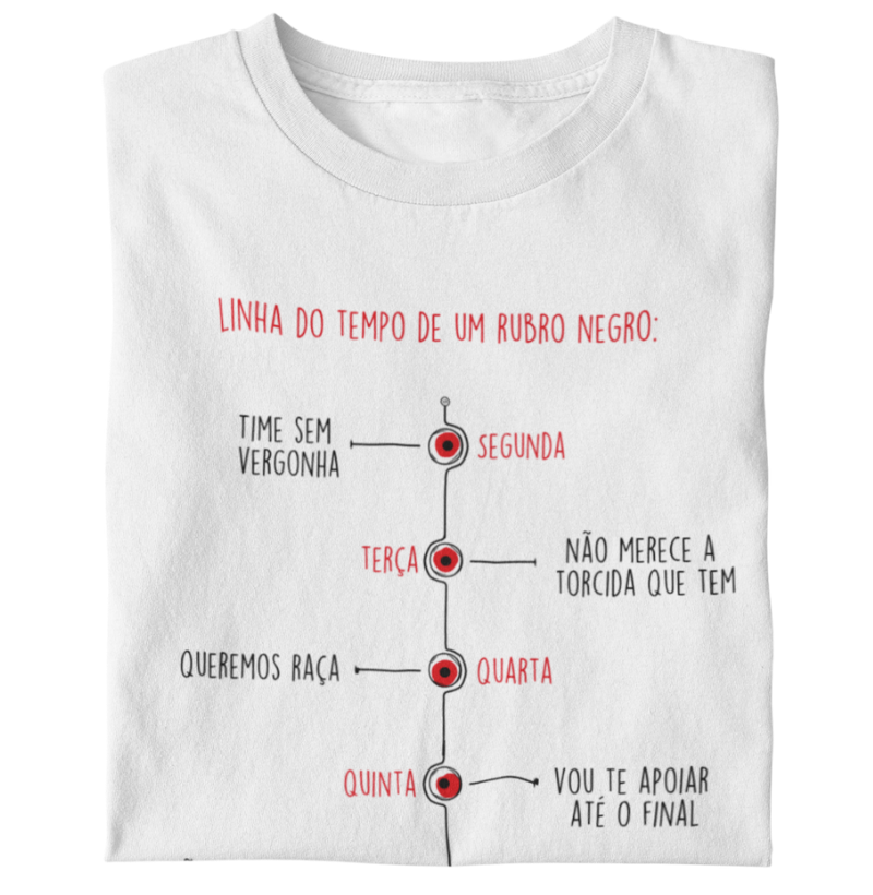 Nome do produto: LINHA DO TEMPO RN - TSHIRT