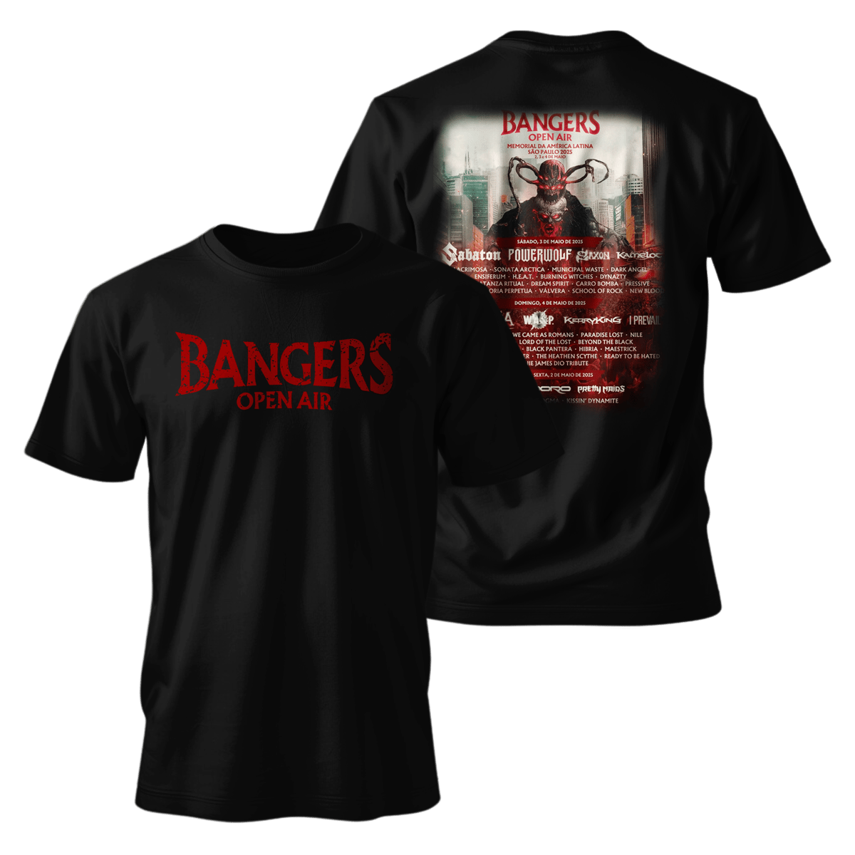 Nome do produto: Metal Band Unisex - Bangers Open Air
