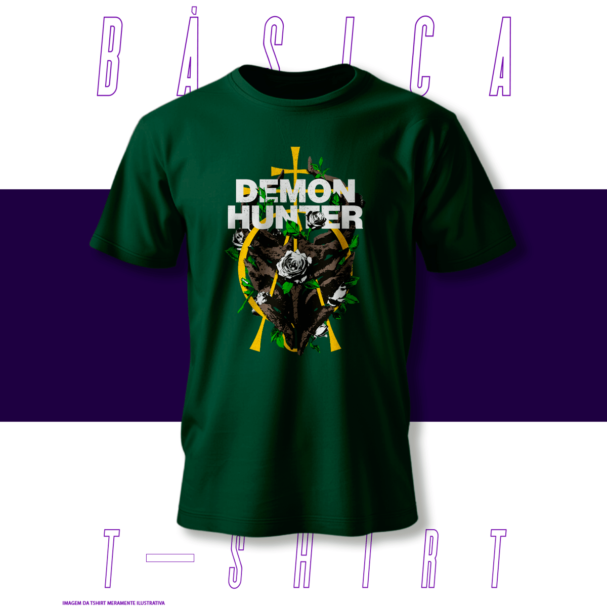 Nome do produto: Camiseta Básica - Demon Hunter