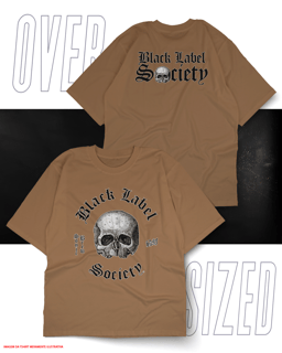 Nome do produto Oversized Unissex - Black Label Society