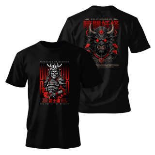 Street Wear - Classsic Oriental Samurai T-Shirt