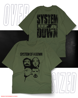 Nome do produto Oversized Unissex - System of a Down