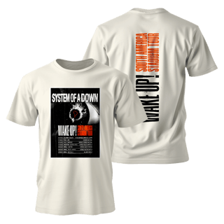 Nome do produto Metal Band Unisex - System of a Down - WAKE UP! SOUTH AMERICA STADIUM TOUR