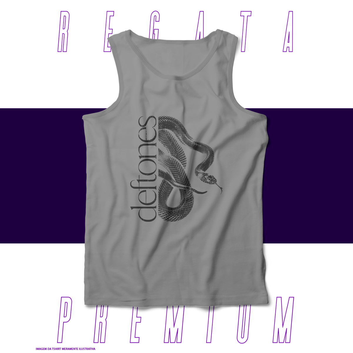 Nome do produto: Regata Premium - Deftones - Private Music