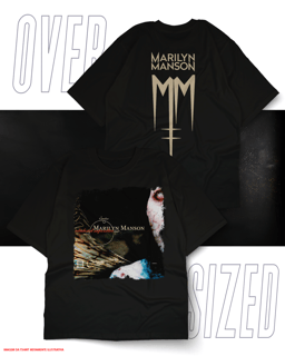 Nome do produto Oversized Unissex - Marilyn Manson